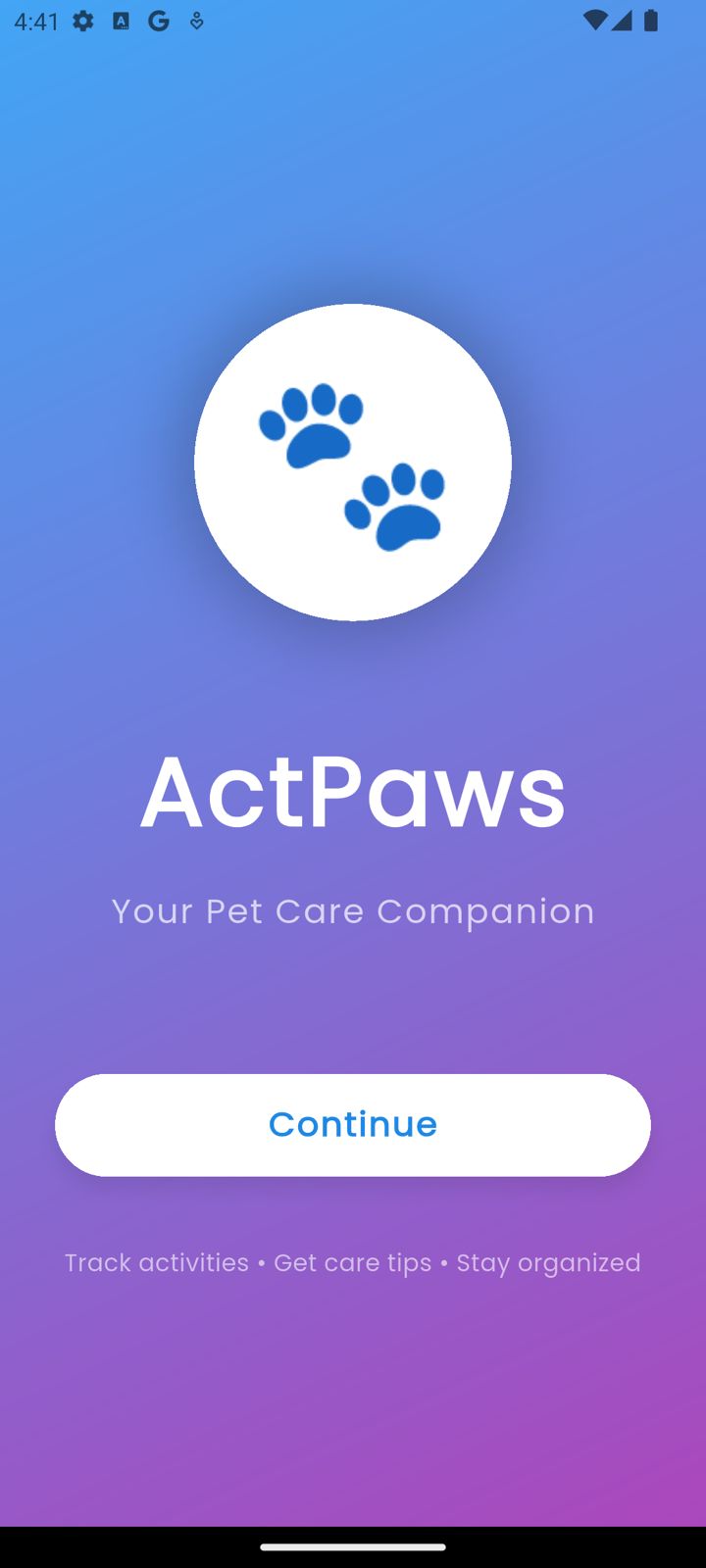 ActPaws - Smart Pet Health Tracker screenshot