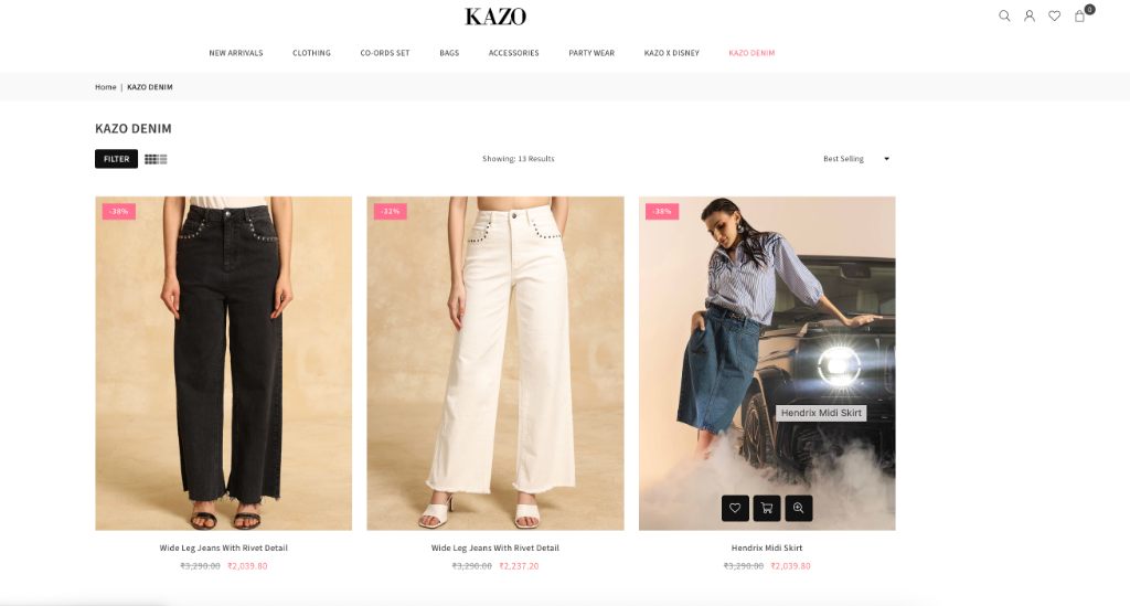 KAZO - Premium Fashion Retail screenshot
