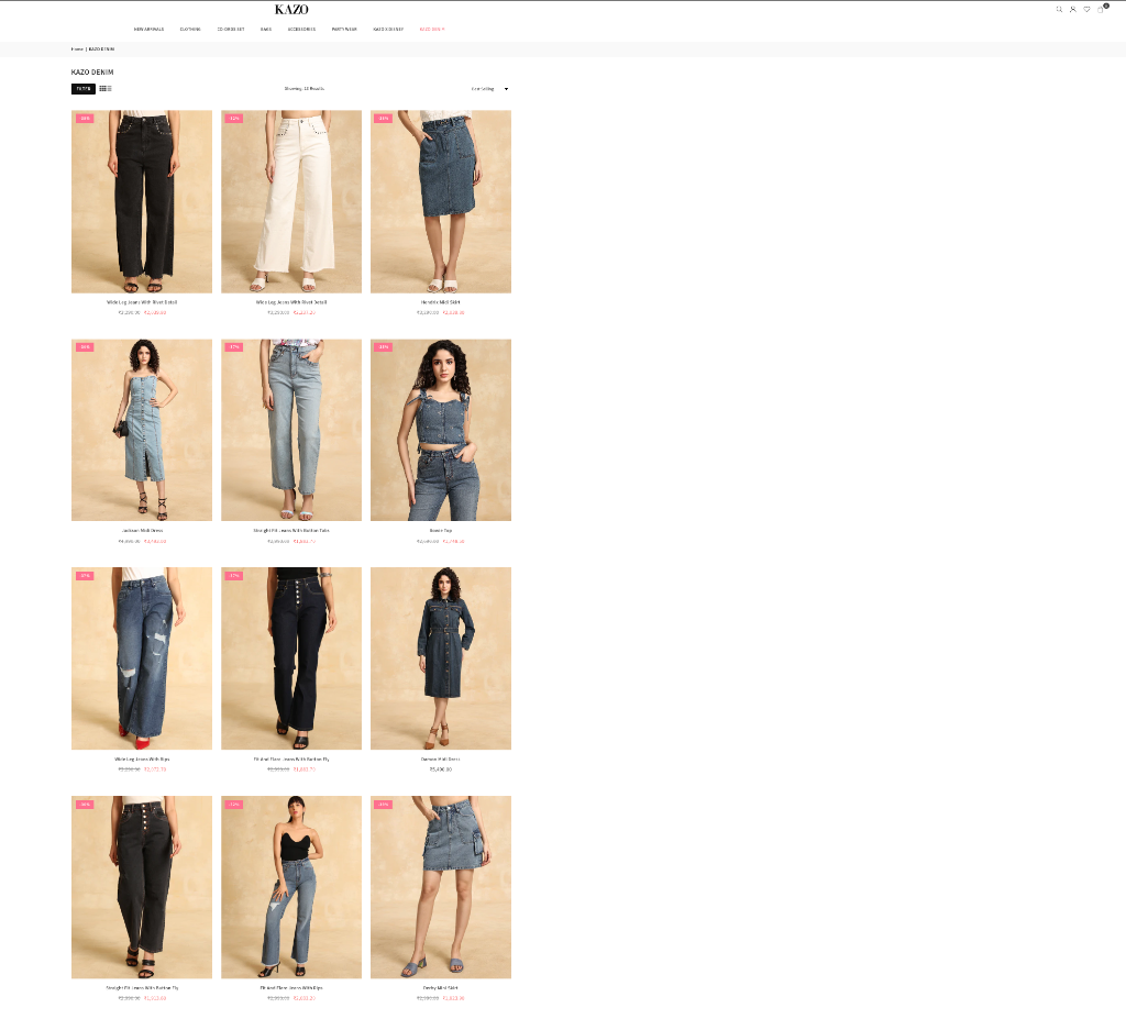 KAZO - Premium Fashion Retail screenshot
