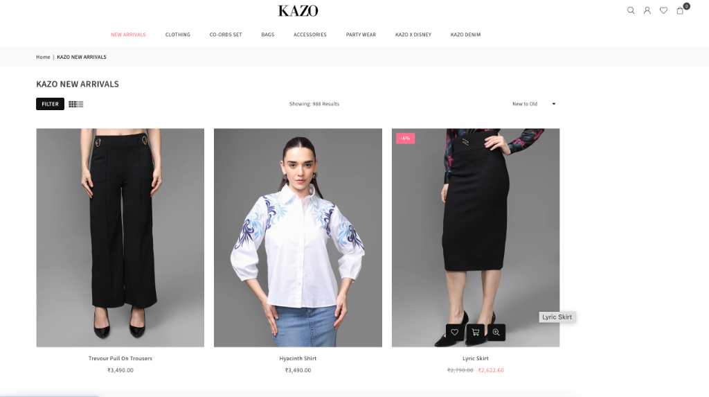KAZO - Premium Fashion Retail screenshot
